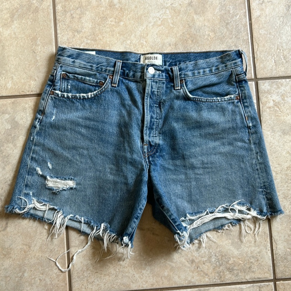 Agolde Parker Long Shorts